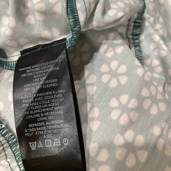 Anthropologie Teal floral Midi Dress - Picture 7 of 7